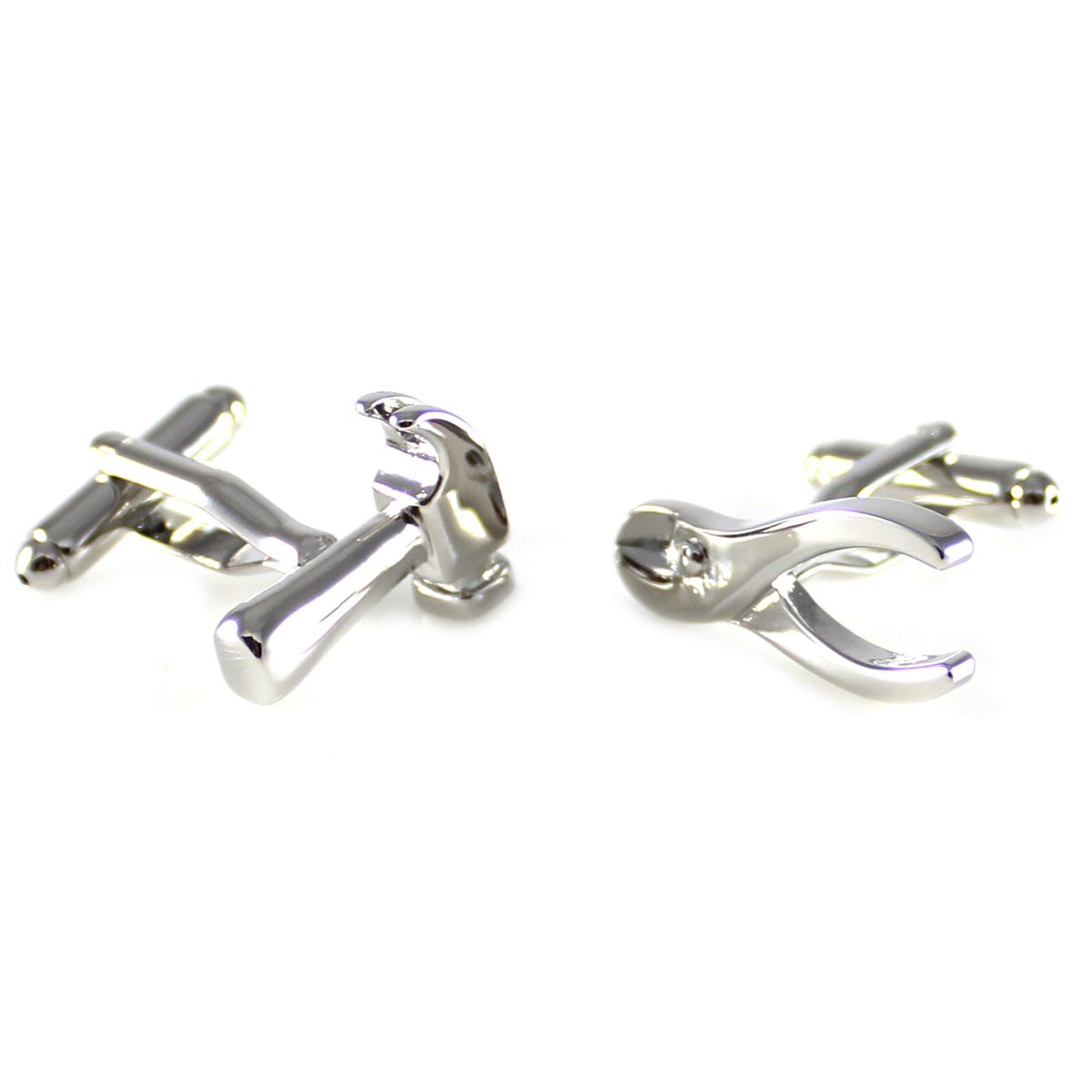 Unique Novelty Hand Tools Cufflinks Gift Set with Box - Perfect for DIY Enthusiasts, Father's Day & Formal Events