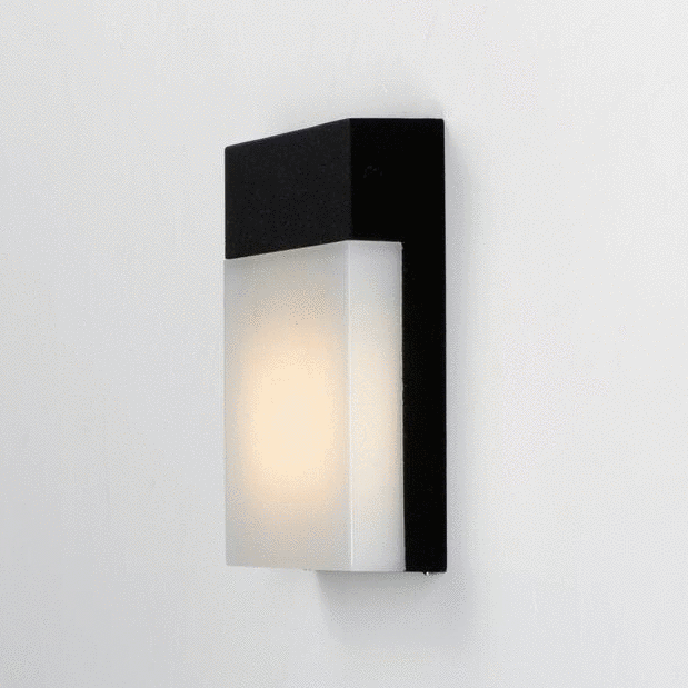 Modern Eyebrow Outdoor Wall Light - Weatherproof Exterior Sconce for Porch, Patio & Garden - Energy Efficient LED Lighting