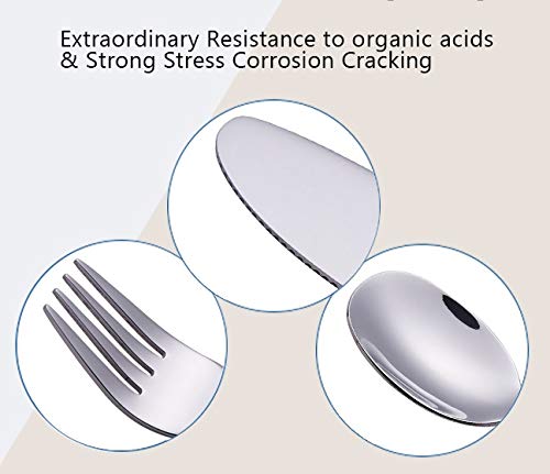 Exzact 12-Piece Kids Cutlery Set - Stainless Steel Forks, Safe Dinner Knives & Spoons for Children with Engraved Animal Designs (Dog, Cat, Bunny) - Perfect for School Lunches, Picnics & Family Dinners