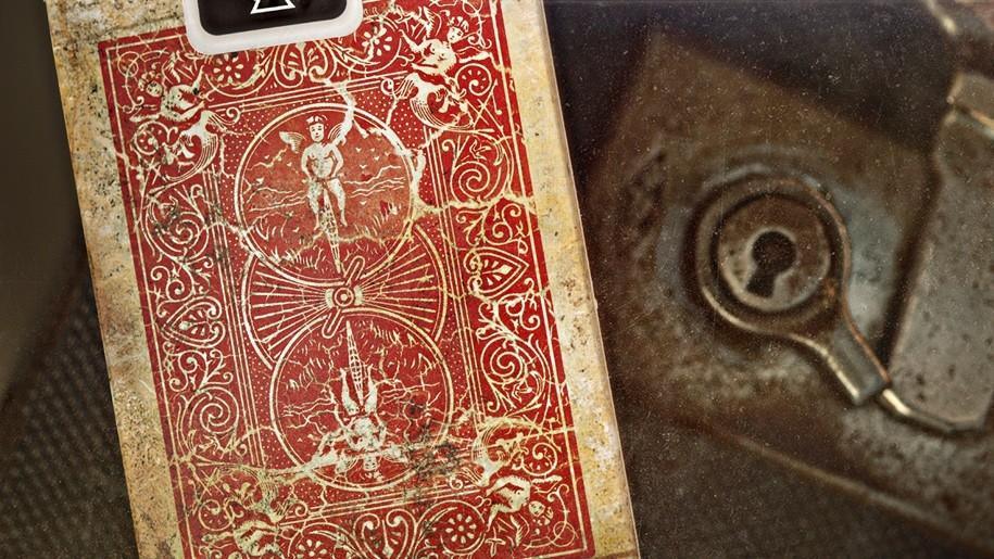 Vintage 1800 Playing Cards Deck - Classic Red Poker Cards for Magic Tricks, Card Games & Collectibles | Perfect for Poker Nights, Cardistry & Nostalgic Gifts