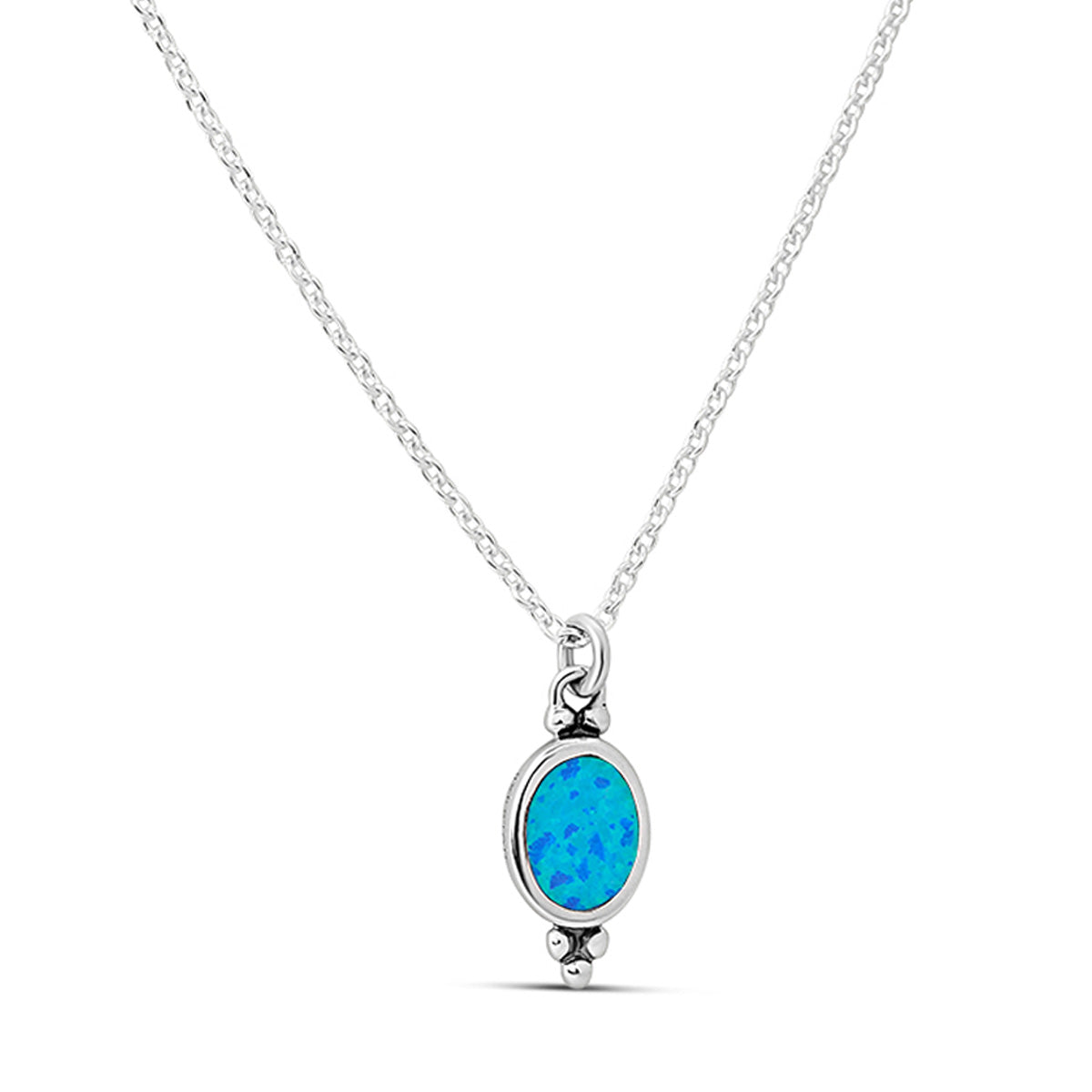 Moon Song Blue Opal Necklace - Elegant Handmade Jewelry for Women | Perfect Gift for Birthday, Anniversary & Special Occasions