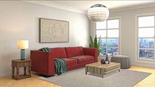 KOECKRITZ 25 oz Soft Flax Beige Area Rug - Ultra Cozy Living Room Carpet for Bedroom & Nursery - Multiple Sizes Available (11' x 12') - Perfect for Home Decor & Floor Protection