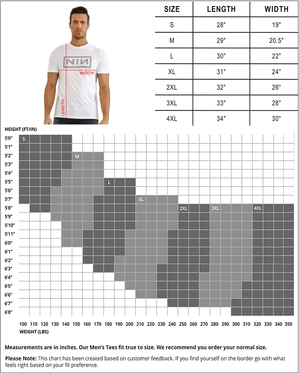 Vintage Nine Inch Nails Band T-Shirt for Men - Soft Cotton Graphic Tee with Classic Rock Letter Design | Perfect for Concerts, Music Festivals & Casual Wear