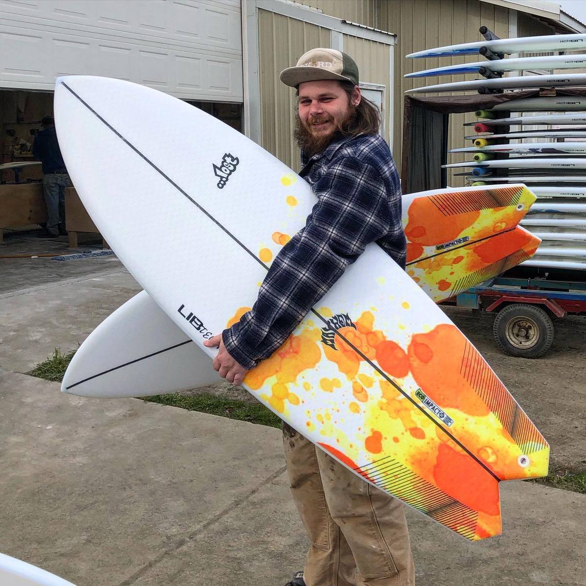 Libtech Lost Hydra 5'11 Surfboard - FCSII Compatible - High Performance Shortboard for All Wave Conditions - Perfect for Beach, Reef, and Point Breaks