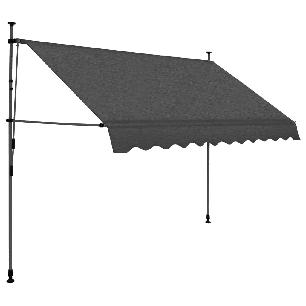 Manual Retractable Patio Door & Window Awning - 98.4