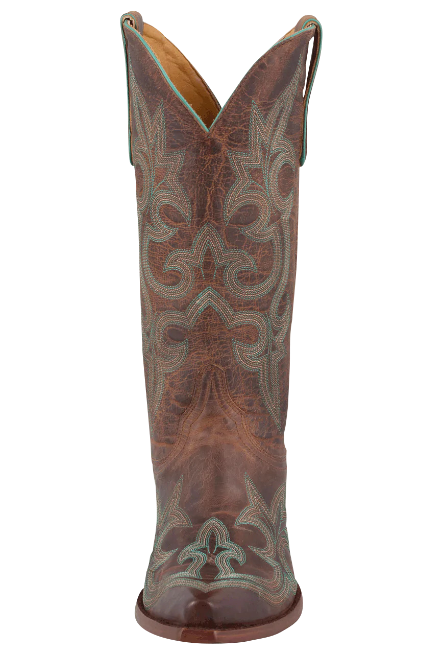 Old Gringo Goat Diego Cowgirl Boots - Rust Brown Western Boots for Women | Comfortable & Stylish Riding Boots for Country Dancing, Rodeo & Casual Wear