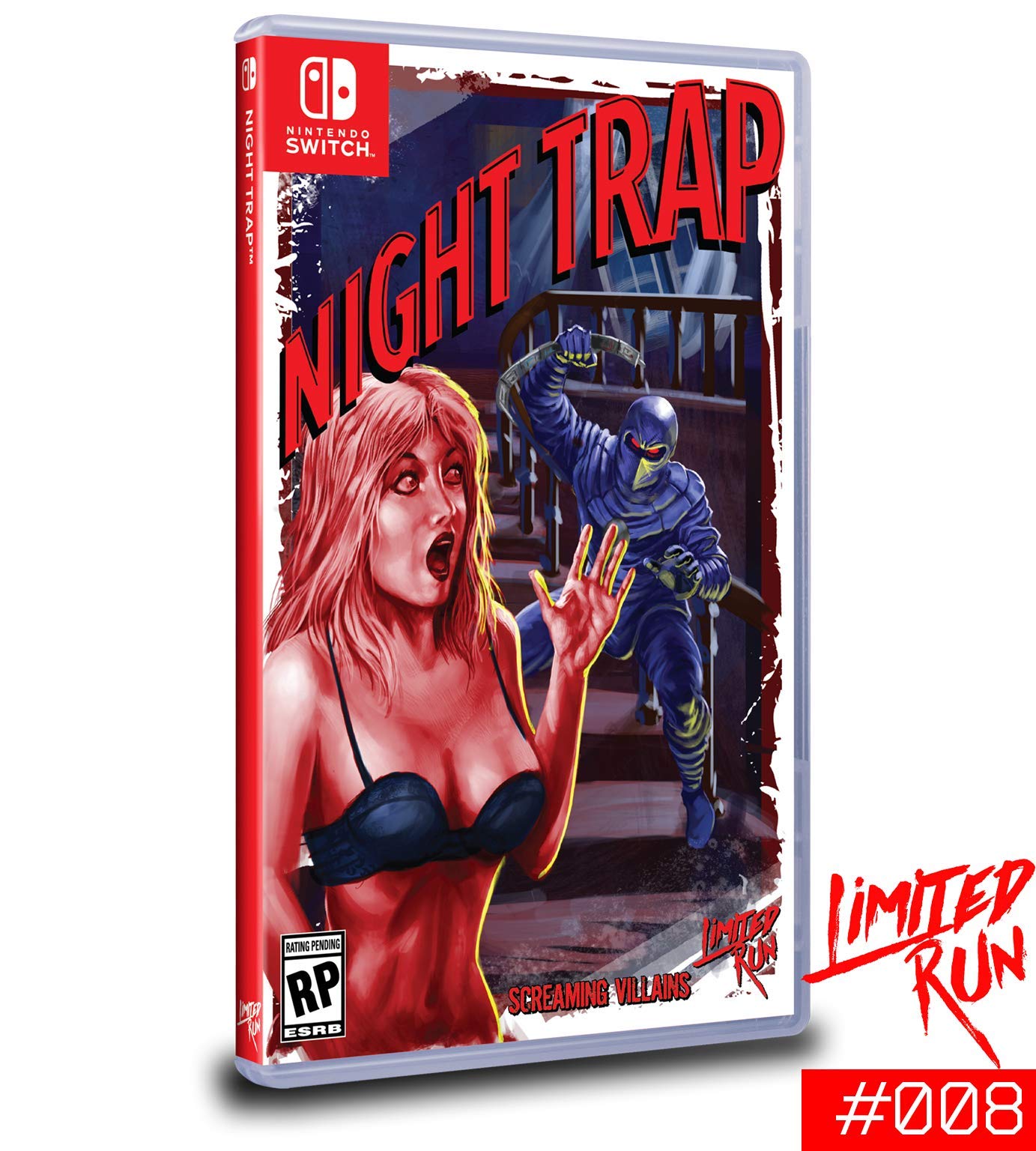 Night Trap 25th Anniversary Edition for Nintendo Switch - Classic Horror Game for Adults, Perfect for Halloween Gaming & Retro Horror Fans