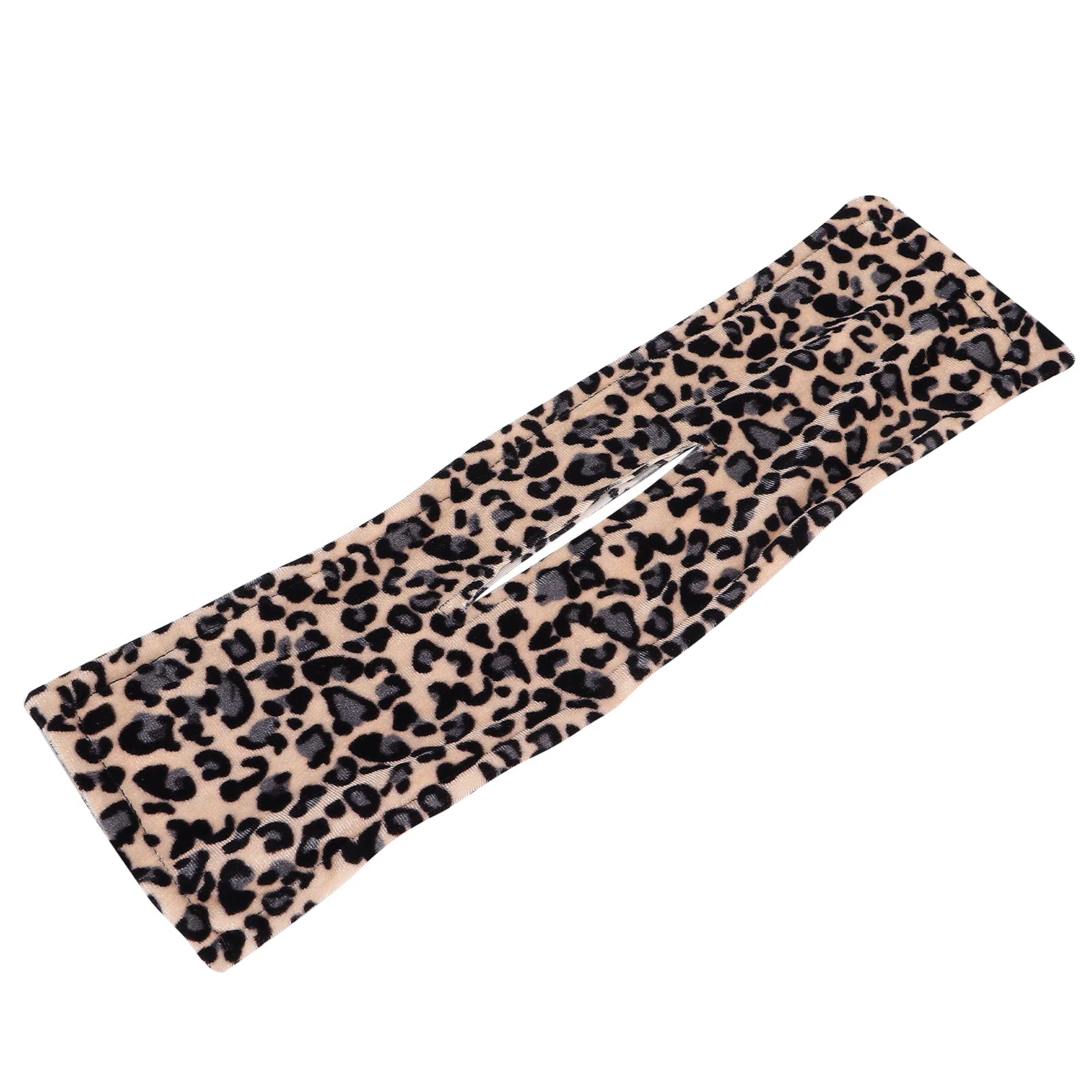 Flexible Twist Bun Hair Maker for Women - Soft Cloth Fabric Leopard Print Bowknot Hair Bun - Perfect for Running, Workouts & Daily Styling (FJ17-1)