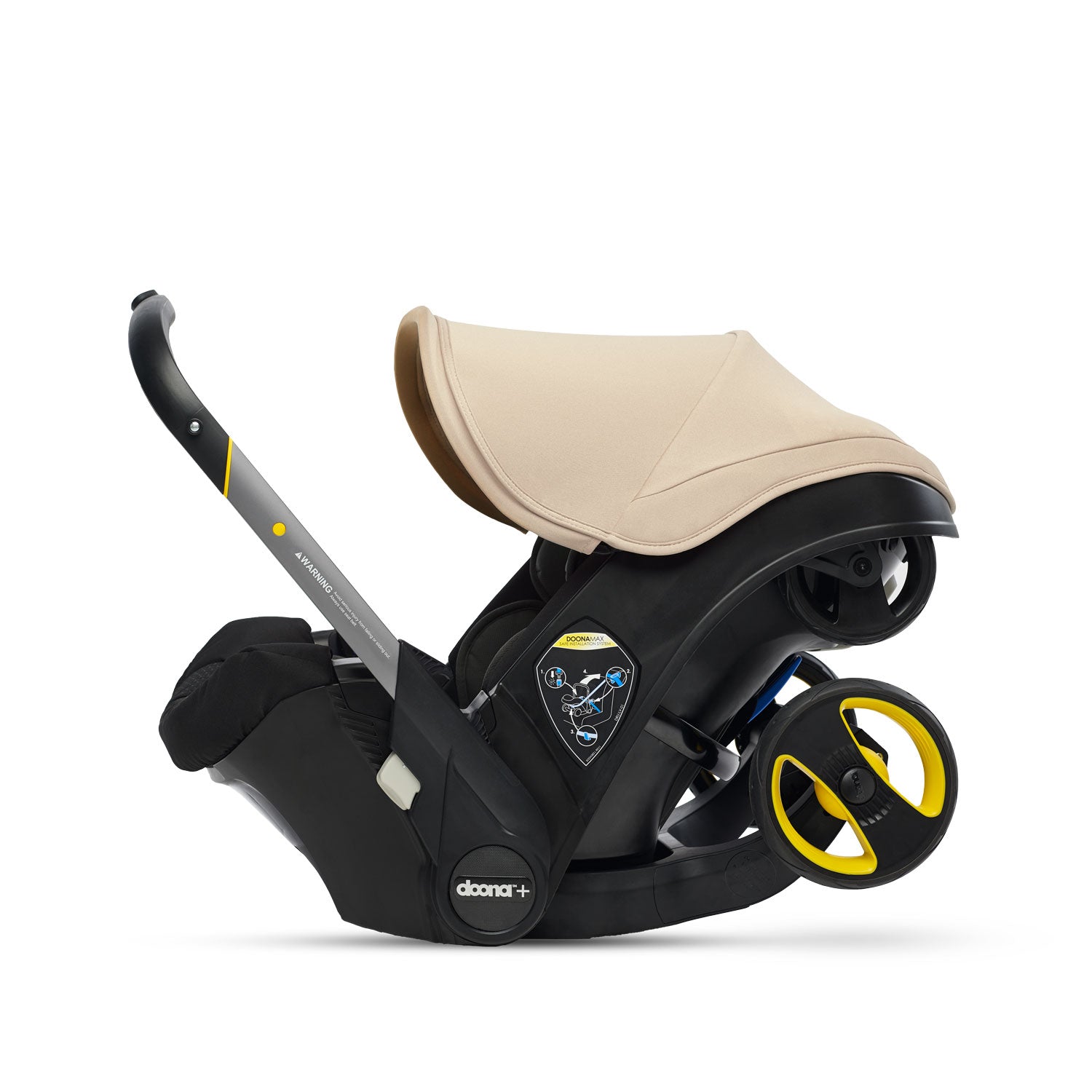 Doona Infant Car Seat & Stroller with Base - 3-in-1 Travel System for Newborns to 35 lbs - Lightweight & Compact for Airplane & Car Travel - Perfect for Parents on the Go