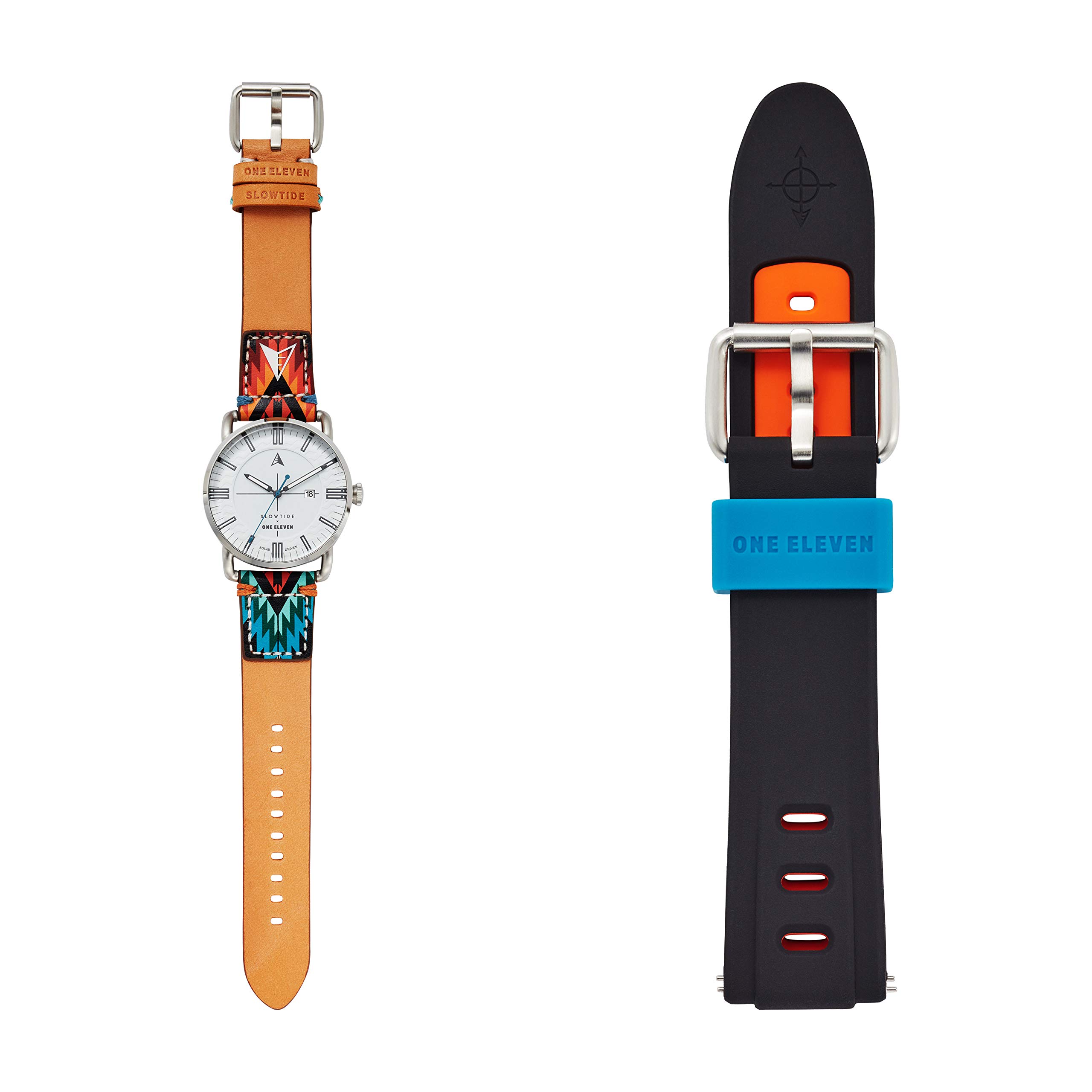 One Eleven (111) Unisex SW1 Stainless Steel Solar-Powered Casual Watch - Perfect for Everyday Wear, Outdoor Activities & Travel