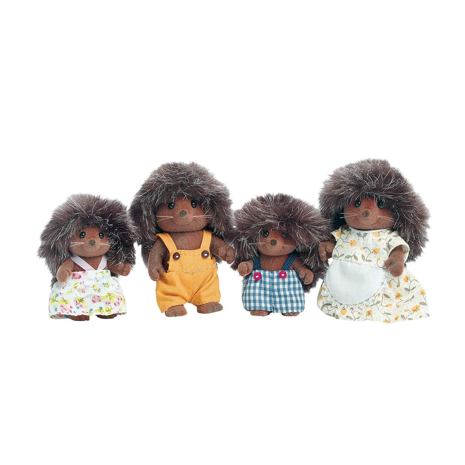 Calico Critters Pickleweeds Hedgehog Family Figure Set - Adorable Collectible Animal Figures for Kids, Perfect for Pretend Play, Storytelling & Nursery Decor