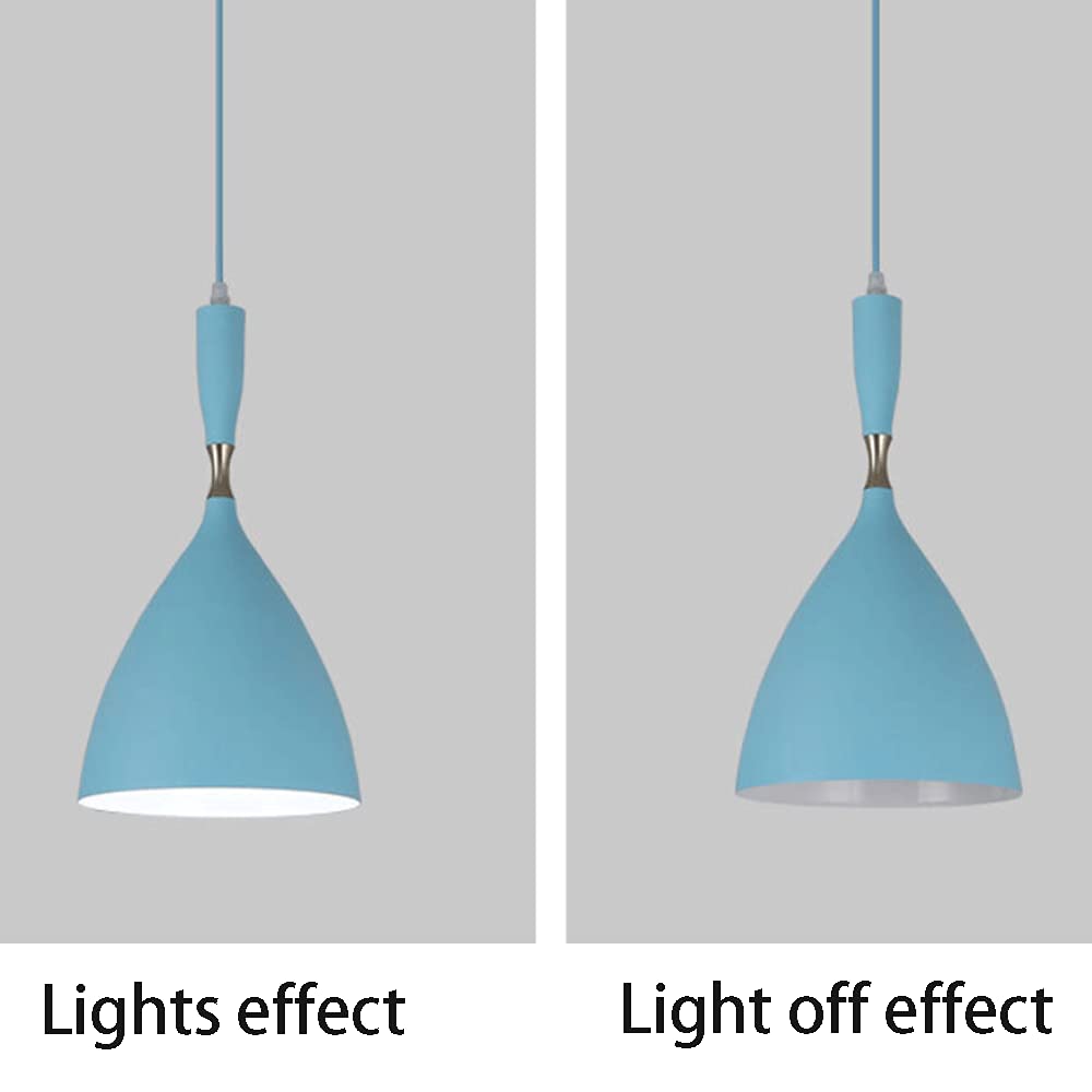 Macaron Pendant Light - Adjustable Hanging Chandelier with E27 Base for Bedroom, Living Room & Dining Room | Modern Ceiling Lighting for Home Decor, Bar & Corridor