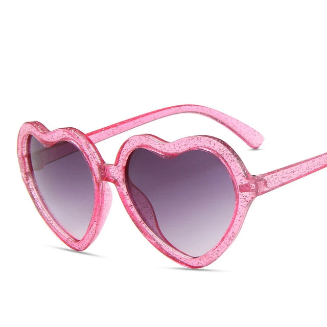 Kids Heart Shaped Sunglasses Party Pack - 10 Adorable UV Protection Sunglasses for Birthday Parties, Pool Parties & Summer Fun