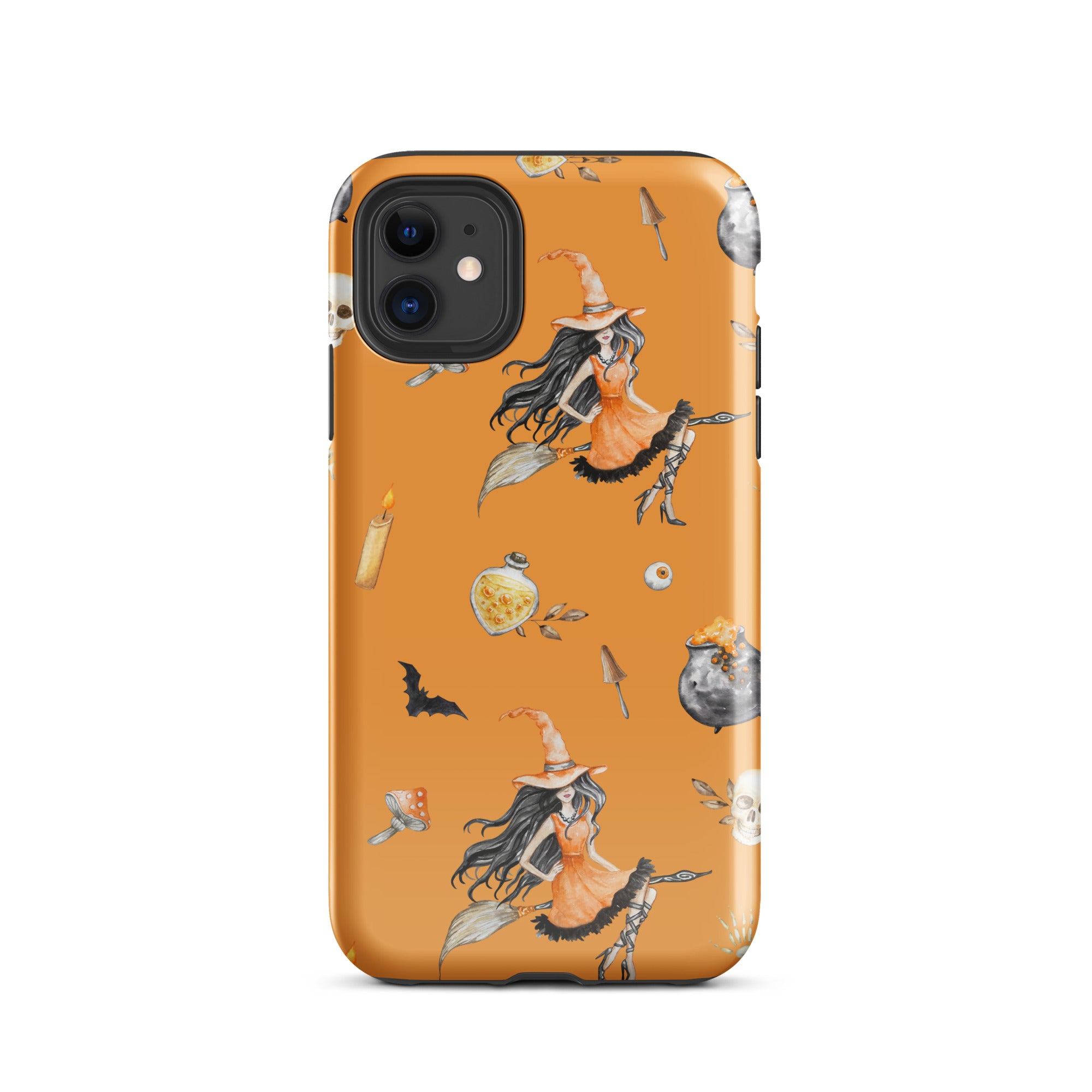 Premium Witch's Broomstick iPhone Case - Durable Protective Cover for iPhone 13/14/15 Pro Max - Perfect for Halloween, Cosplay & Witch-Themed Parties