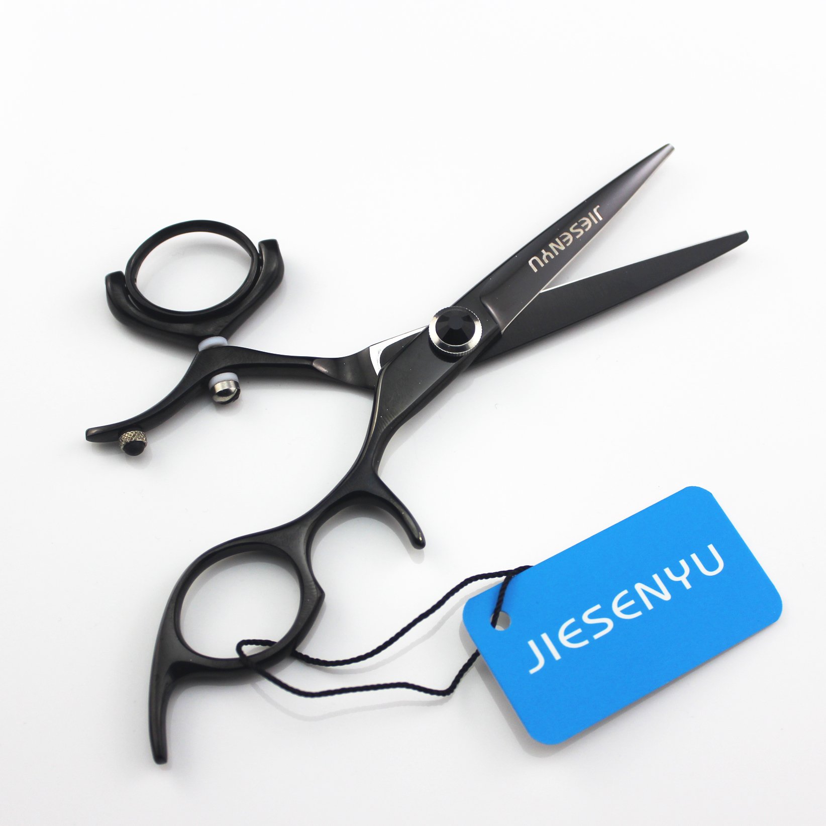 Professional 6.0 Inch 360° Rotating Hairdressing Scissors - Japanese Stainless Steel Barber Shears with Razor Sharp Blades for Precision Hair Cutting | Perfect for Salon Stylists, Home Haircuts & Professional Grooming