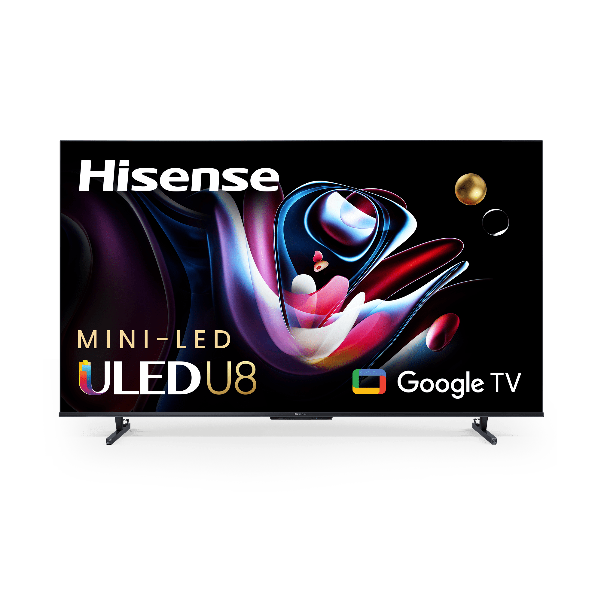 Hisense 55U8K 55-inch U8 Series Mini LED ULED 4K UHD Smart TV with Google Assistant - Perfect for Home Theater, Gaming & Streaming in Living Room or Bedroom