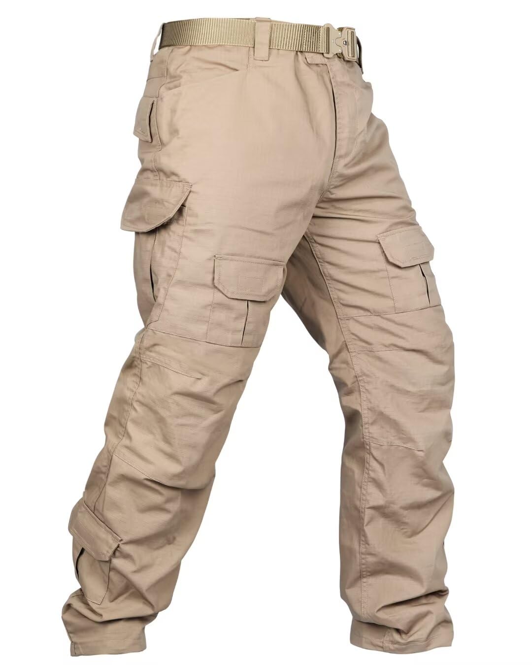 AKARMY Men's Camo Cargo Hiking Pants - Lightweight Quick-Dry Outdoor Work Pants with Multiple Pockets for Hiking, Camping & Travel | Durable Tactical Pants for Adventure & Casual Wear