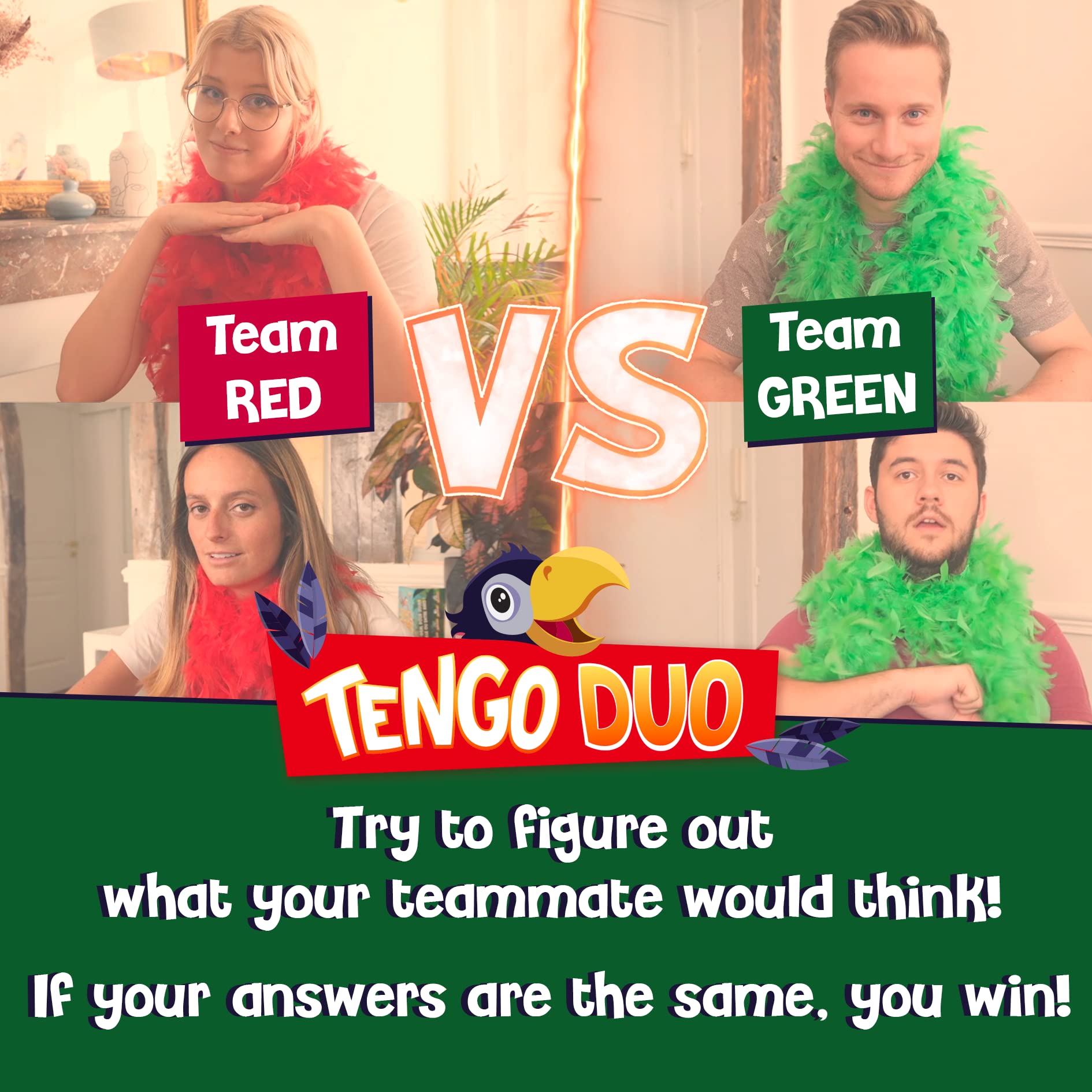 Tengo Duo - Family Matching Party Game for Kids & Adults | 3+ Players | Brain-Teasing Fun for Parties, Game Nights & Family Gatherings