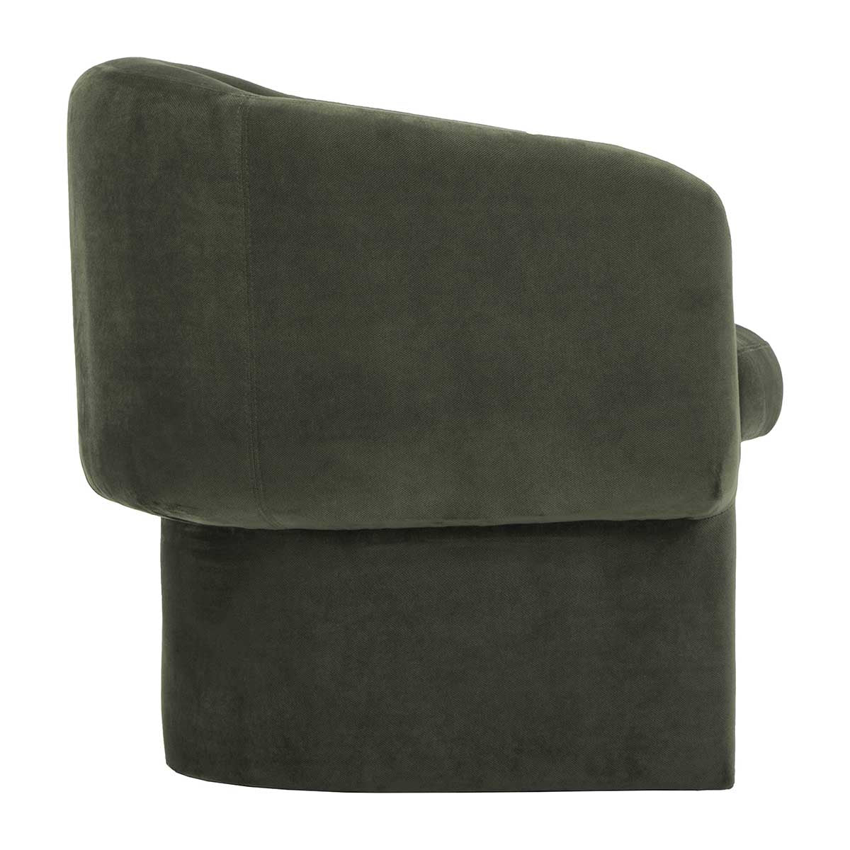 Adele Velvet Armchair - Modern Velvet Upholstered Accent Chair for Living Room, Bedroom & Office - Soft & Comfortable Lounge Chair with Sturdy Metal Legs - Perfect for Home Decor & Relaxation