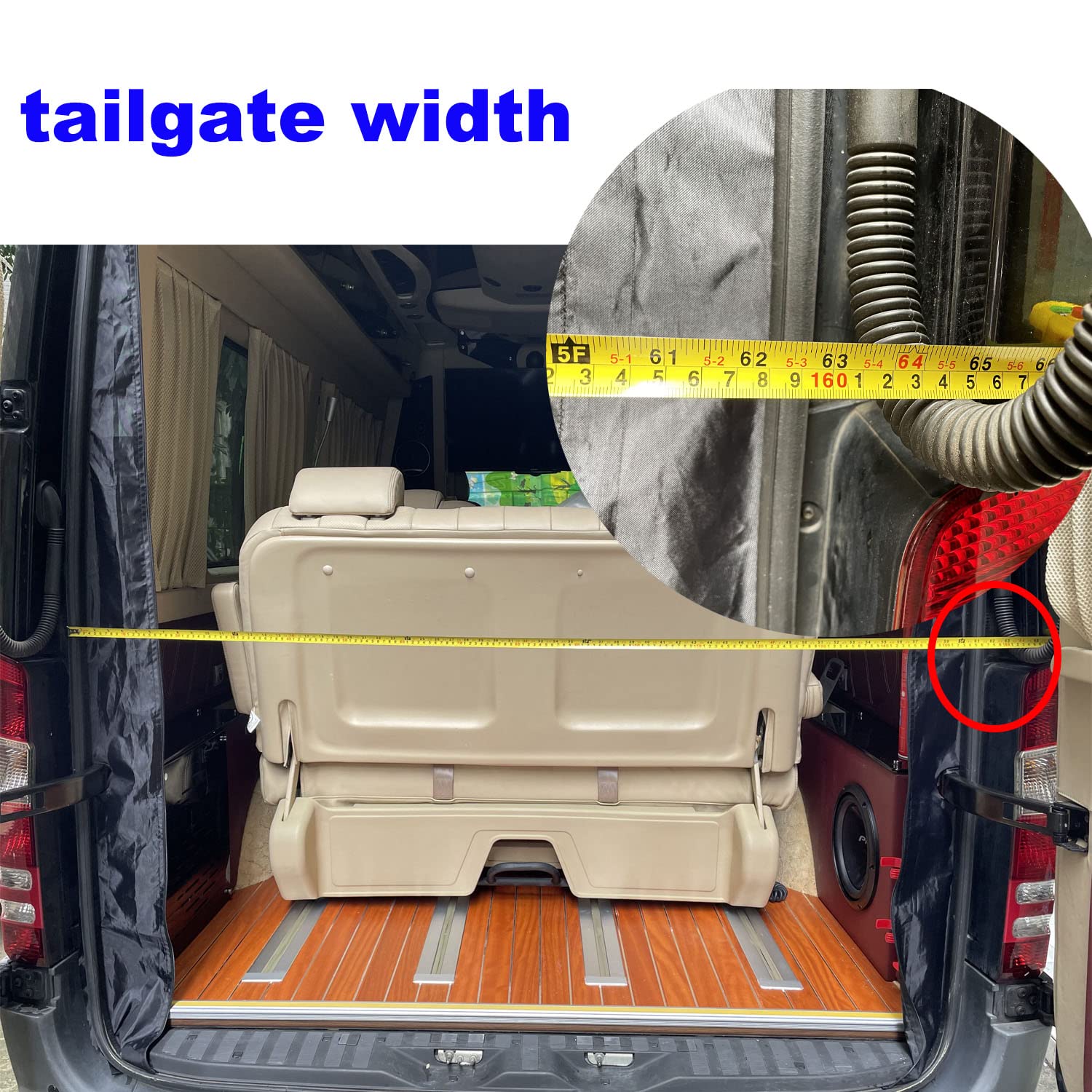 Mercedes Sprinter Mosquito Net - Universal Fit for Vans & RVs (Tailgate) | Durable Insect Mesh Screen | Perfect for Camping, Road Trips & Outdoor Adventures