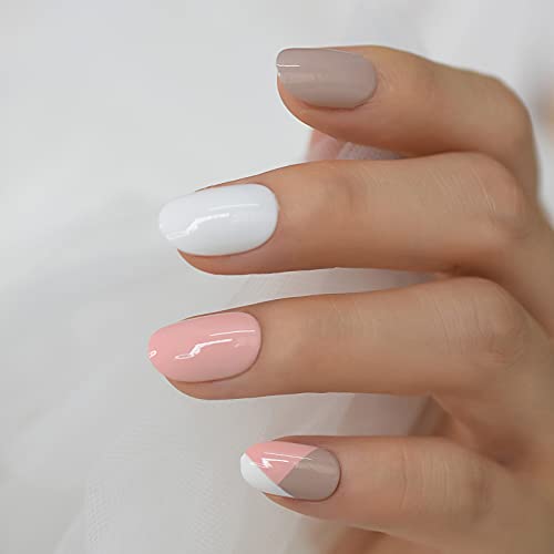 Mixed Colors,White,Khaki,Pink