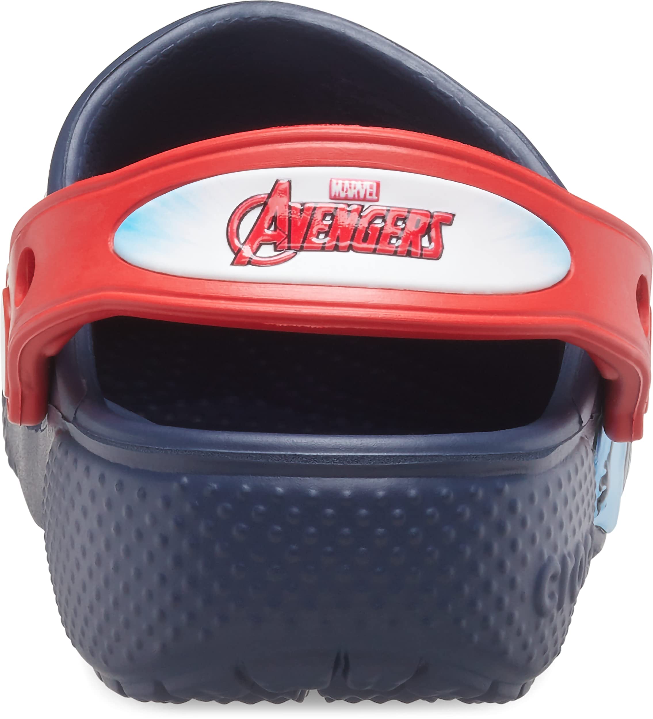 Crocs Unisex-Child Fun Lab Avengers Patch Clog | Kids' Lightweight Comfortable Water Shoes | Perfect for Pool, Beach & Outdoor Play