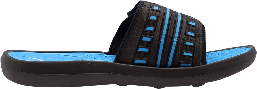 NORTY Men's Adjustable Strap Slide Sandals - Comfortable Beach, Pool & Casual Wear for Summer Outdoor Activities