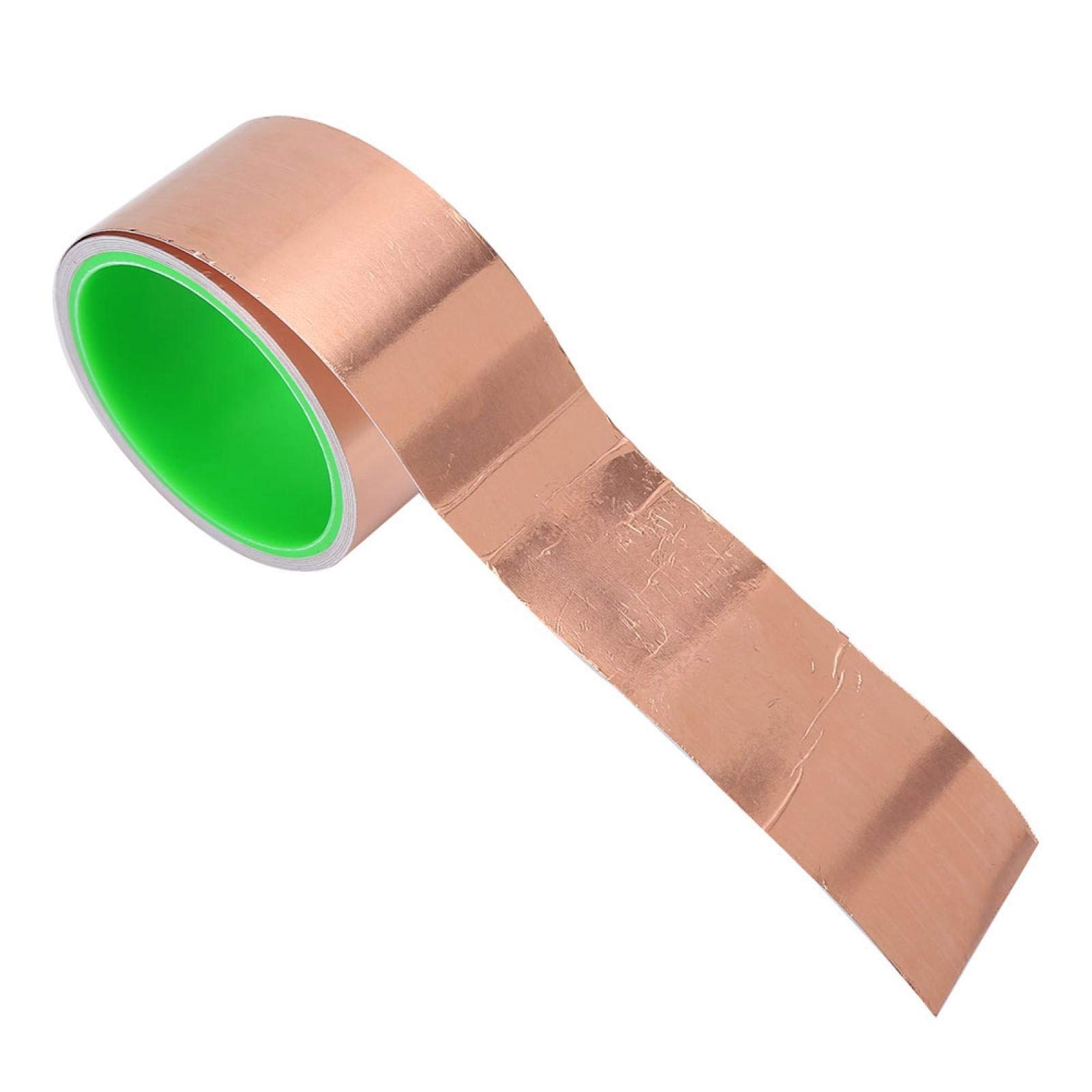 Premium Double-Sided Conductive Copper Foil Tape (5cm x 5.5m) - EMI Shielding, Electrical Repairs, DIY Crafts & Gardening - Strong Adhesive Copper Tape for Electronics, Antennas & Plant Protection