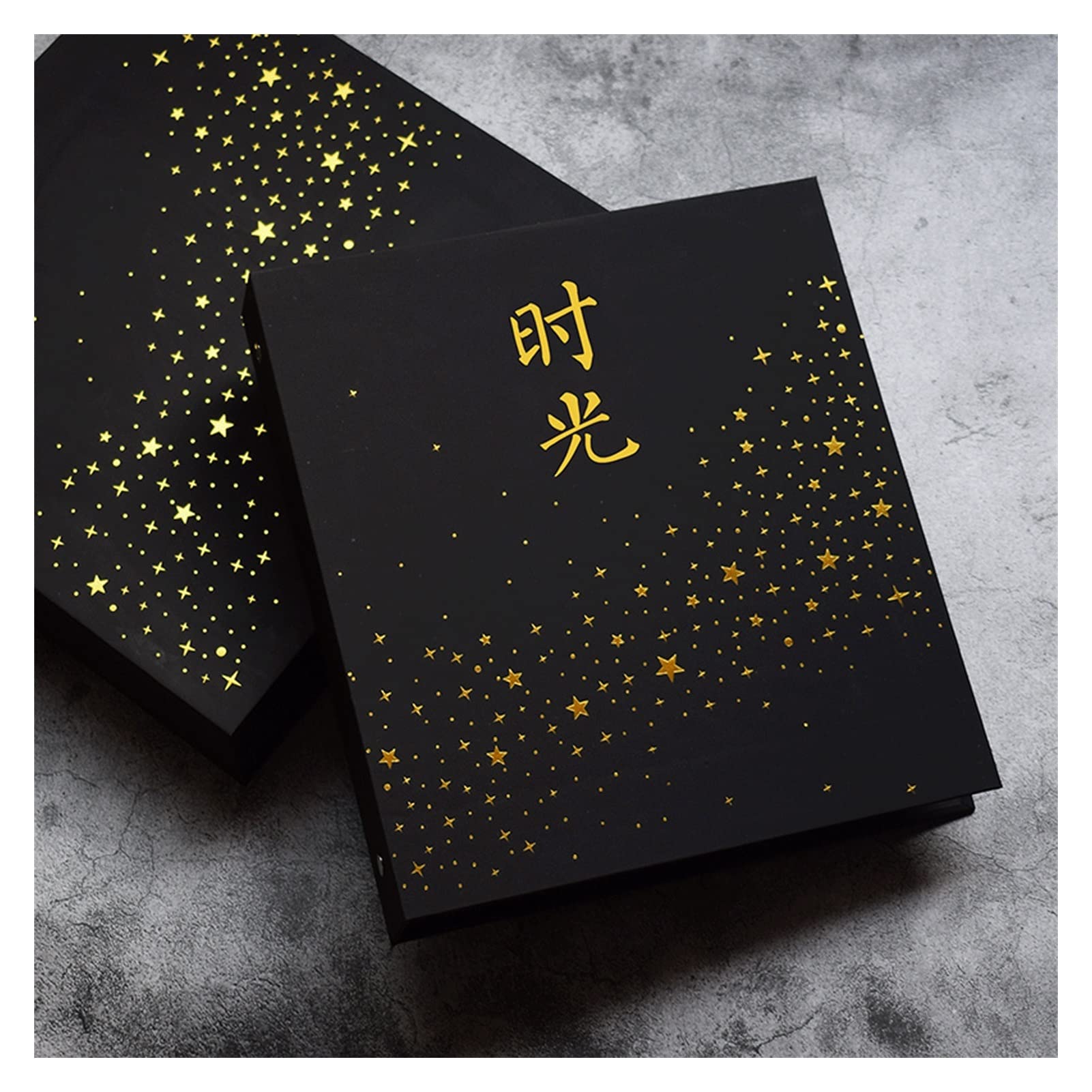 TOMYEUS DIY Handmade Photo Album - Black Scrapbook for Birthday, Wedding, Couple Love, Family Memories & Commemorative Events | Perfect for Gift Giving, Memory Keeping & Creative Journaling