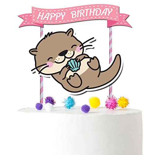 Otter Cake Topper
