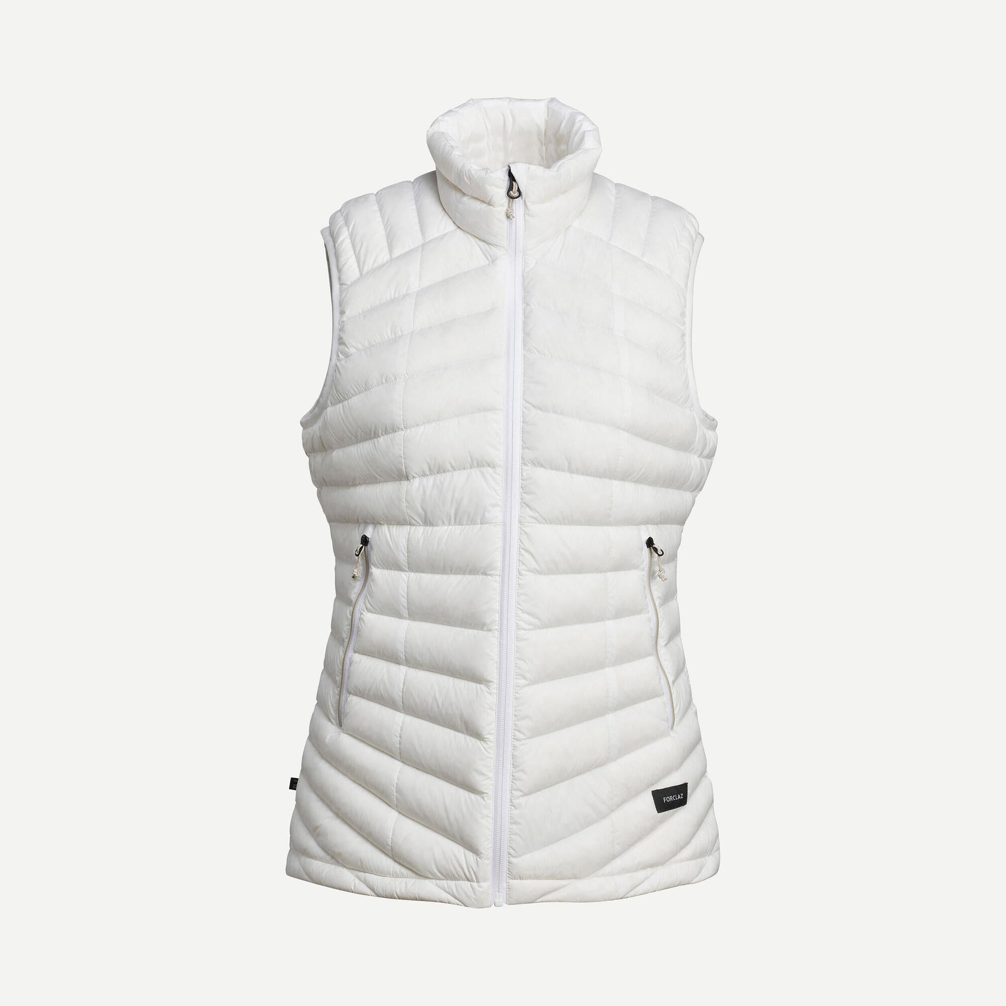 Forclaz Women's MT100 Down Puffer Vest - Lightweight Warm Winter Jacket for Hiking, Camping & Outdoor Activities