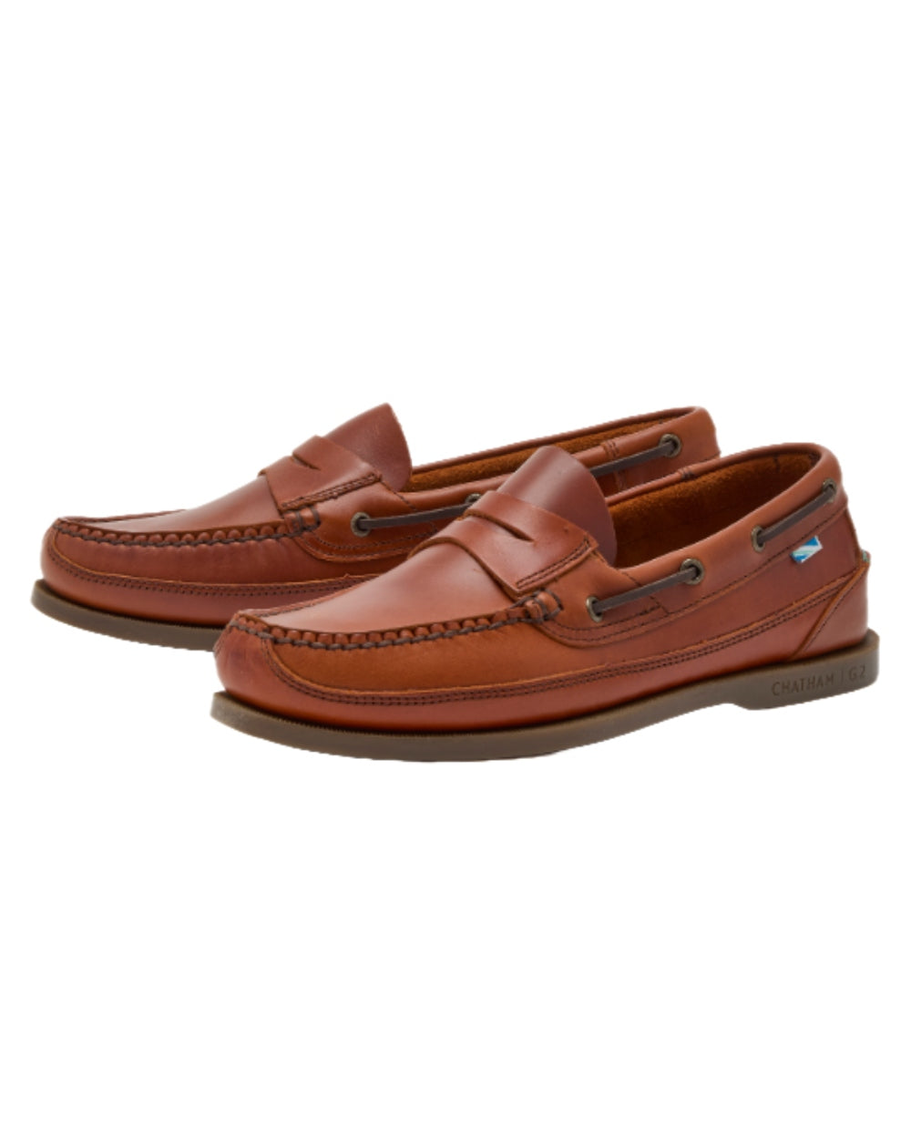 Chatham Men's Gaff II G2 Slip-On Leather Boat Shoes - Comfortable & Stylish Deck Shoes for Sailing, Boating & Casual Wear