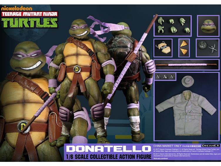 DreamEX 1/6 Scale Teenage Mutant Ninja Turtles Donatello Collectible Action Figure - Perfect for TMNT Fans, Display & Comic Book Collections