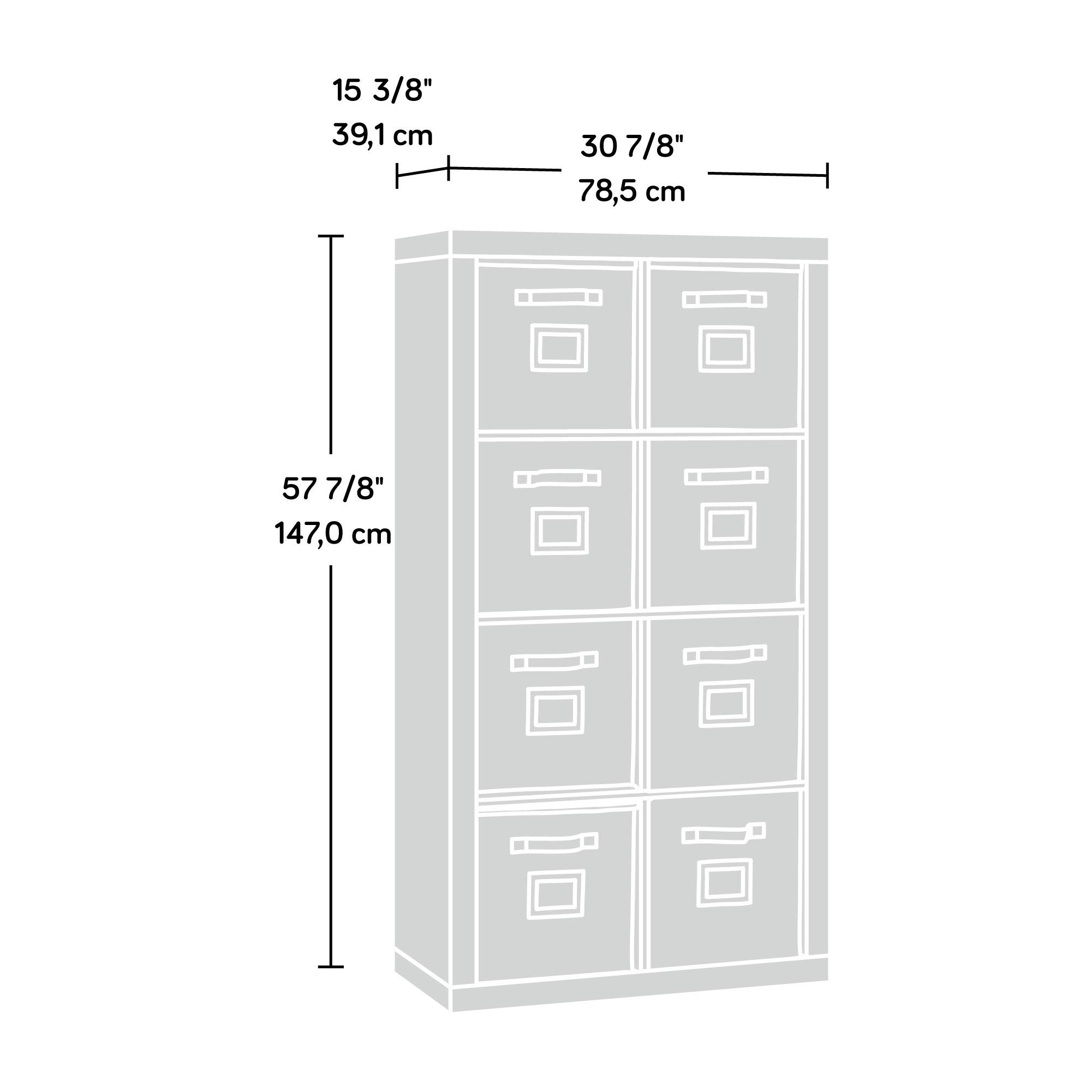 Sauder Stow-Away 8-Cube Organizer - Versatile Storage Shelf for Home & Office - Cube Bookshelf with Lintel Oak Finish - Perfect for Living Room, Bedroom, or Kids Room Organization