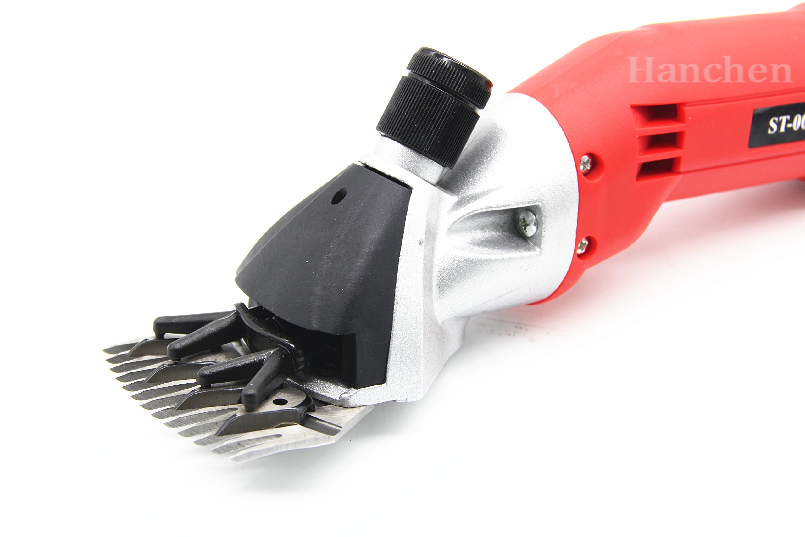 Hanchen ST-009 500W Professional Electric Sheep & Goat Shears - Heavy Duty Animal Shearing Clipper with 110V for Farm & Livestock Grooming - Perfect for Wool Harvesting, Pet Grooming & Ranch Maintenance