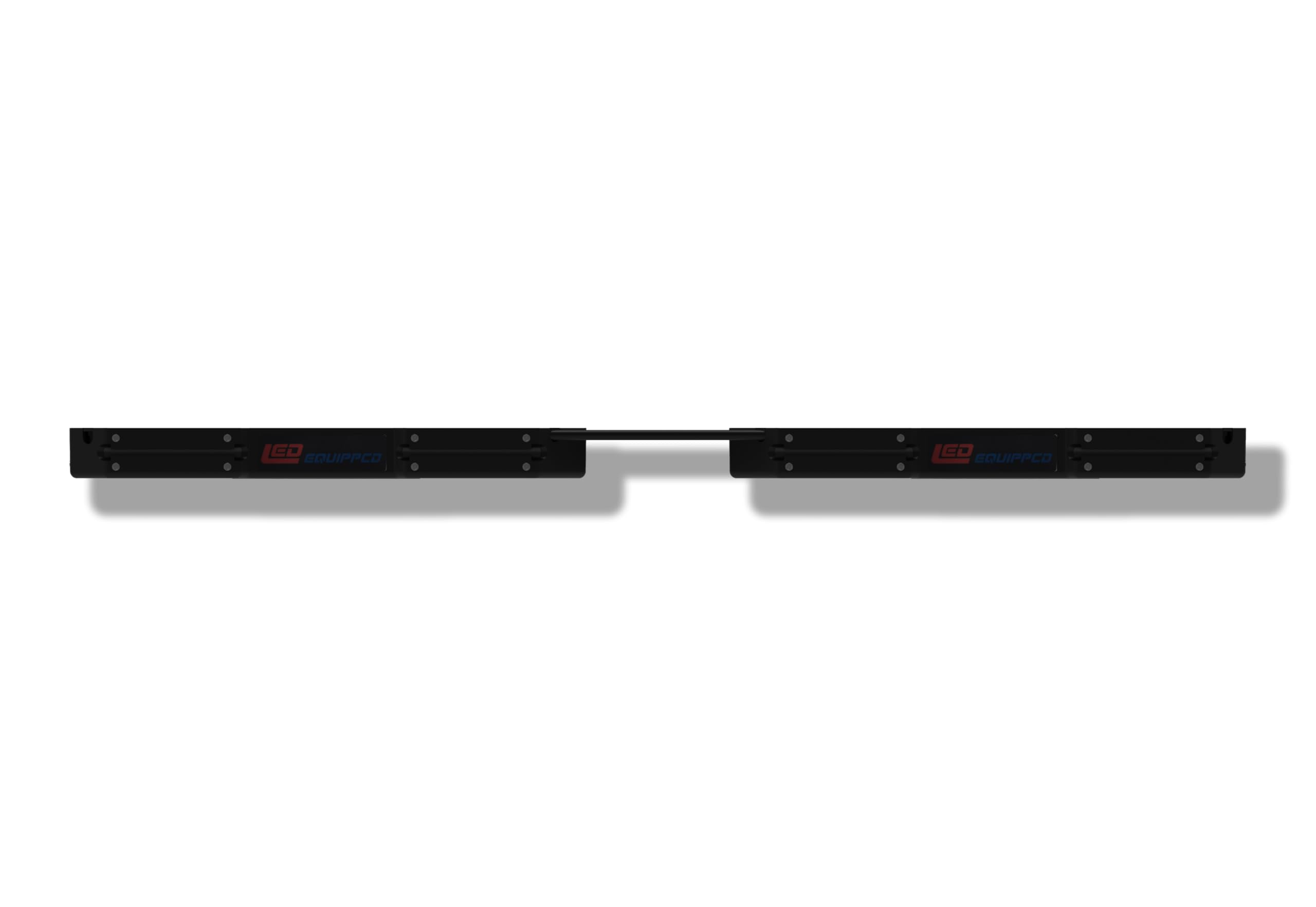 3W TIR Interior Upper Windshield LED Strobe Light Bar - Emergency Vehicle Warning Lights for Police, Fire, Security (White) | Ideal for First Responder Vehicles, Construction Trucks & Roadside Safety