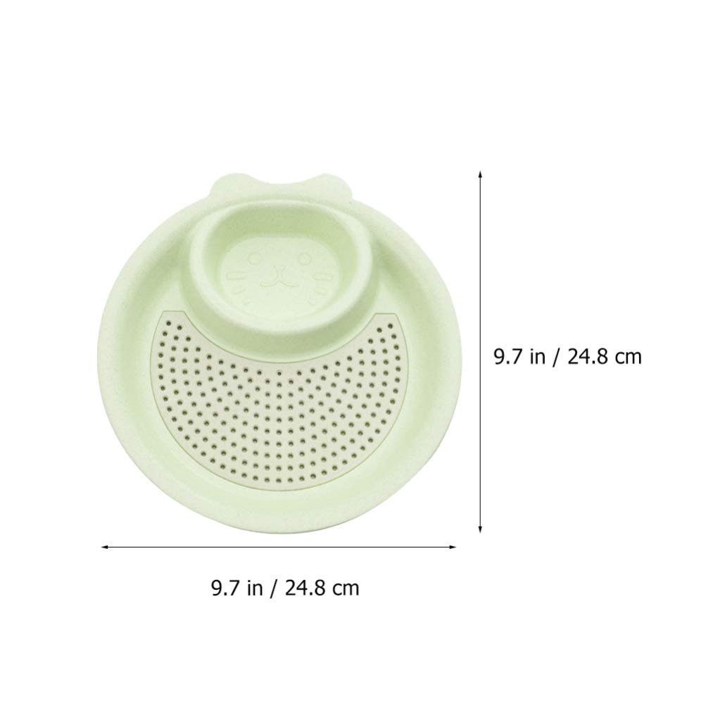 Cabilock 3-Piece Tasting Dish Set - Drain Dumpling Plates, PP Household Soy Sauce Dishes for Sushi, Dumplings & Dipping Sauces | Durable Kitchen Serving Trays