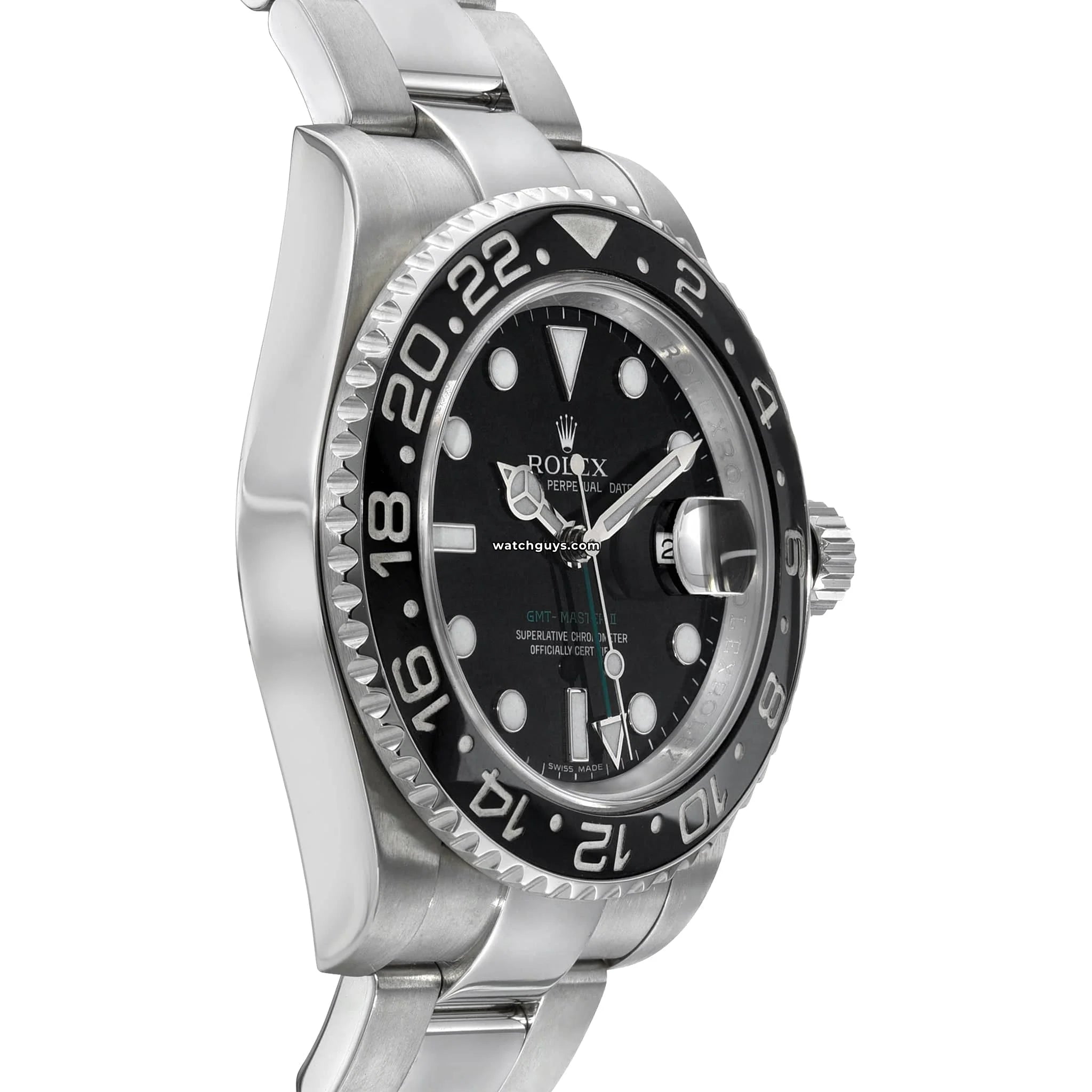 Rolex GMT Master II 116710LN Black Stainless Steel Men's Watch - Luxury Automatic Timepiece for Travelers & Business Professionals