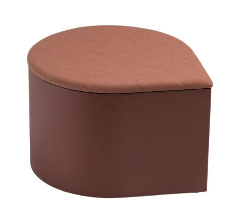 Midj Upholstered Drop Coffee Table - Modern Living Room Furniture for Small Spaces, Home Decor & Office Use