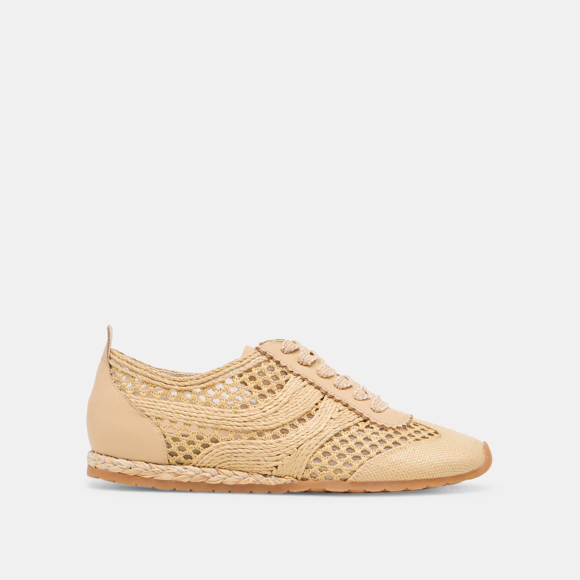 DREAM SNEAKERS LT - Natural Woven Raffia Women's Casual Shoes | Comfortable Summer Sandals for Beach, Vacation & Everyday Wear