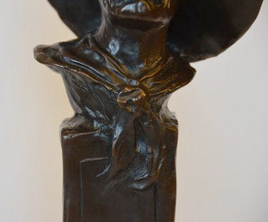 The Sergeant - Full Size Bronze Statue with Black Base | Military Decor, Office Desk Display, Gift for Veterans & Collectors