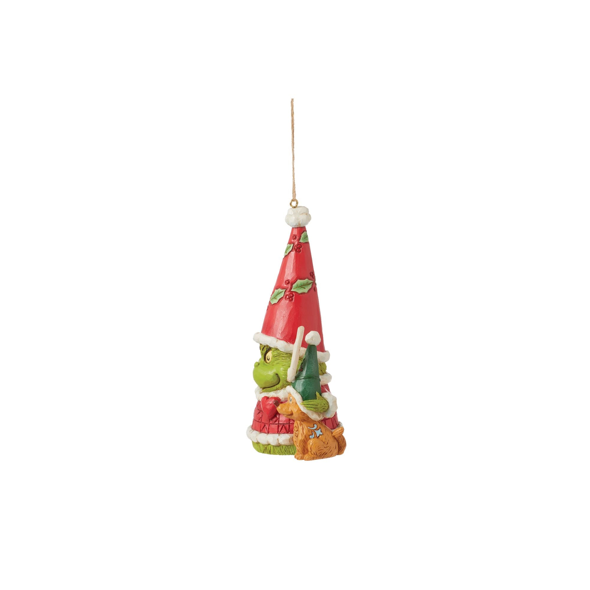 Festive Grinch Christmas Gnome with Max - Perfect for Holiday Decor, Gift Giving & Themed Parties