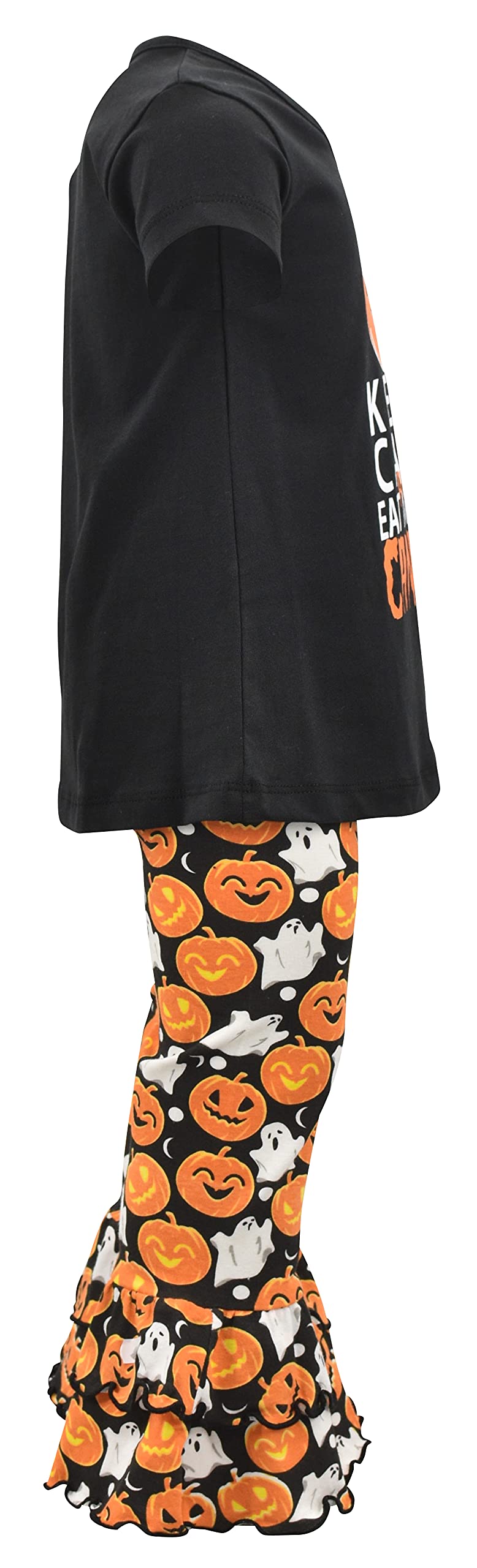 Girls 2-Piece Ruffle Leggings & Shirt Set - Toddler Outfit for Play & Dress-Up