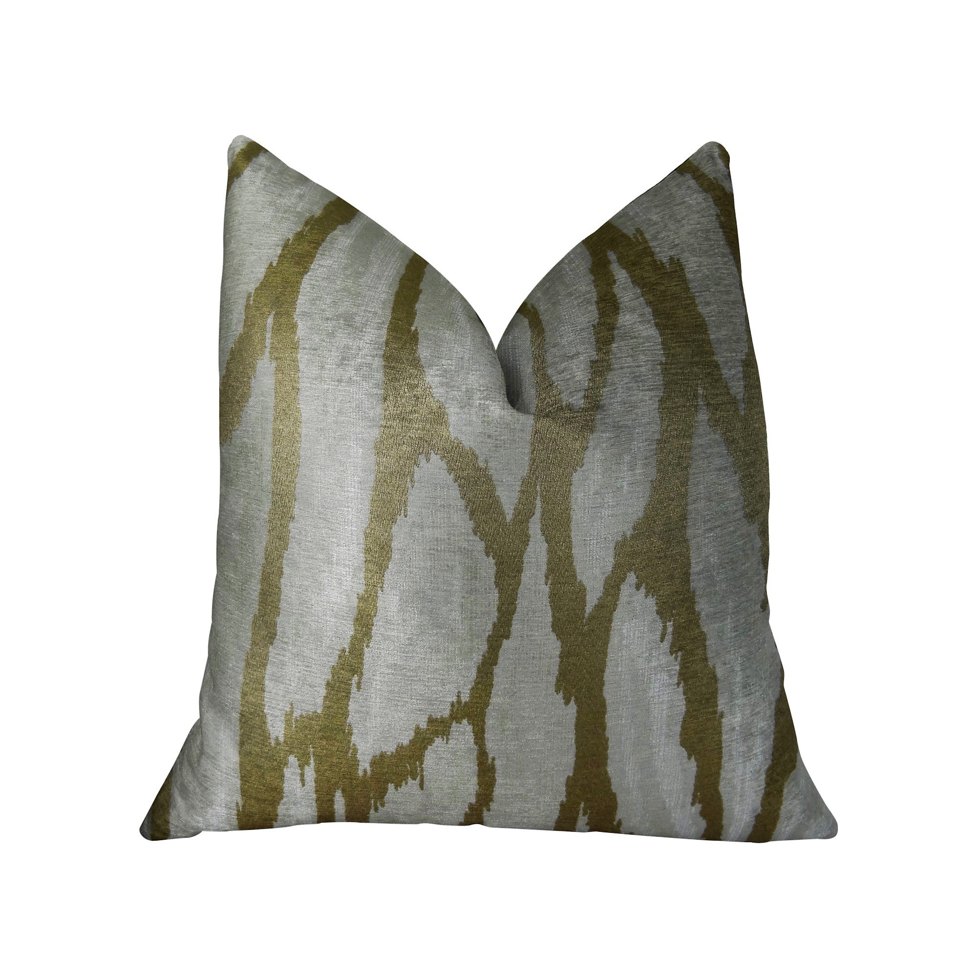 Plutus Kailua Branch Handmade Luxury Pillow - 20x26 Inch Standard Size Premium Decorative Throw Pillow for Sofa, Bed & Home Decor