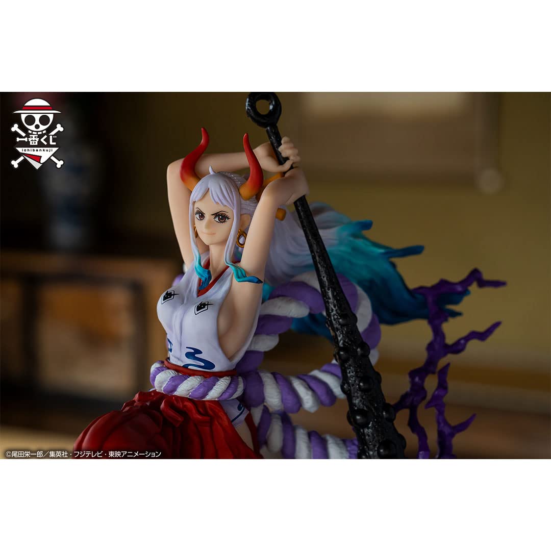 Ichibansho One Piece Yamato Glitter of Ha Figure - Bandai Spirits Anime Collectible Statue for Display & Gifts | Perfect for Anime Fans, Home Decor & Office Collection