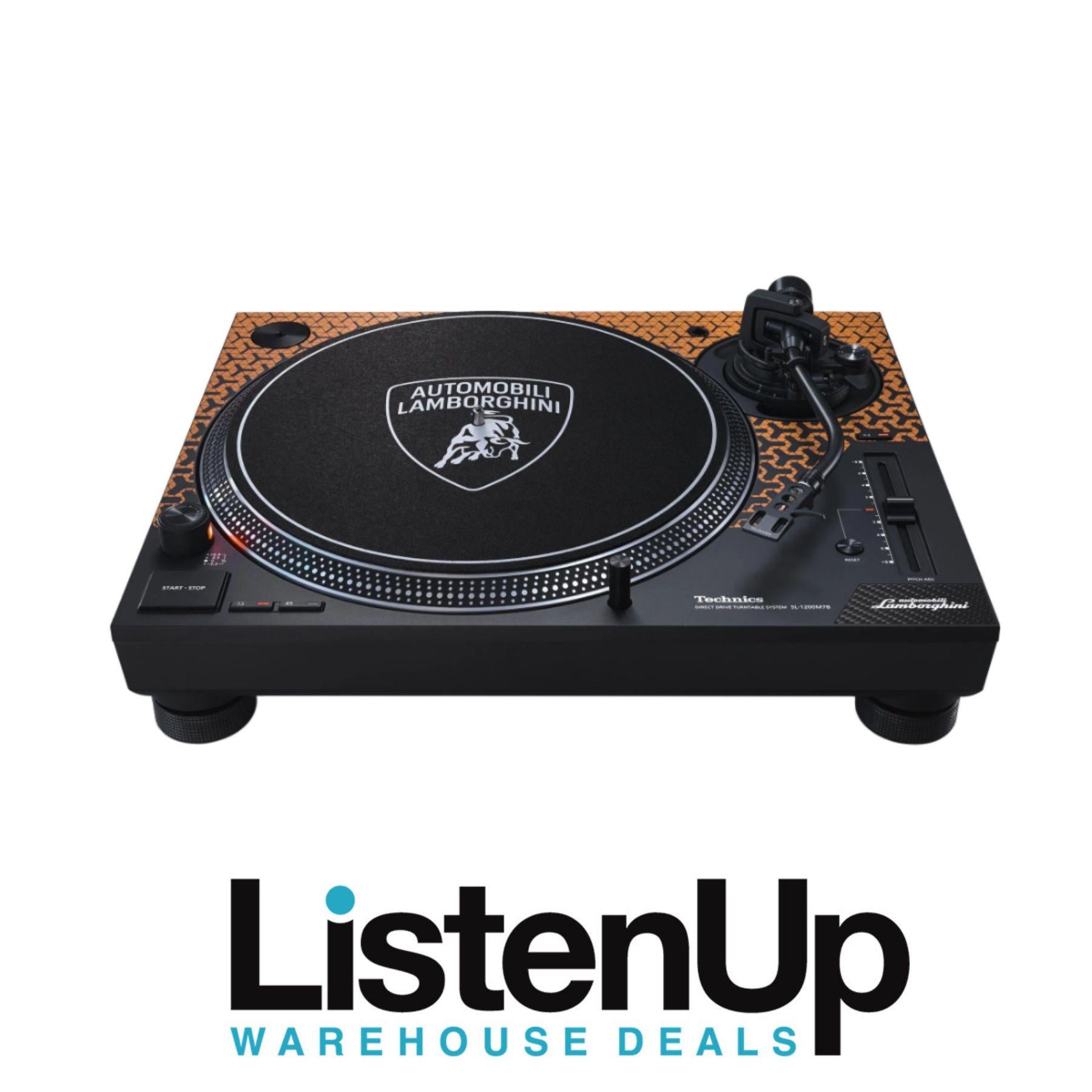 Technics SL-1200M7 Special Edition Lamborghini Direct Drive Professional DJ Turntable - Limited Clearance Open Box - Perfect for DJing, Music Production & Vinyl Collectors