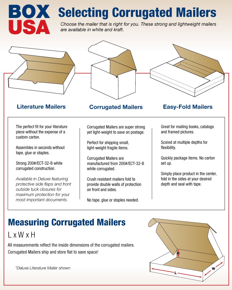 BOX USA Small Shipping Boxes 6