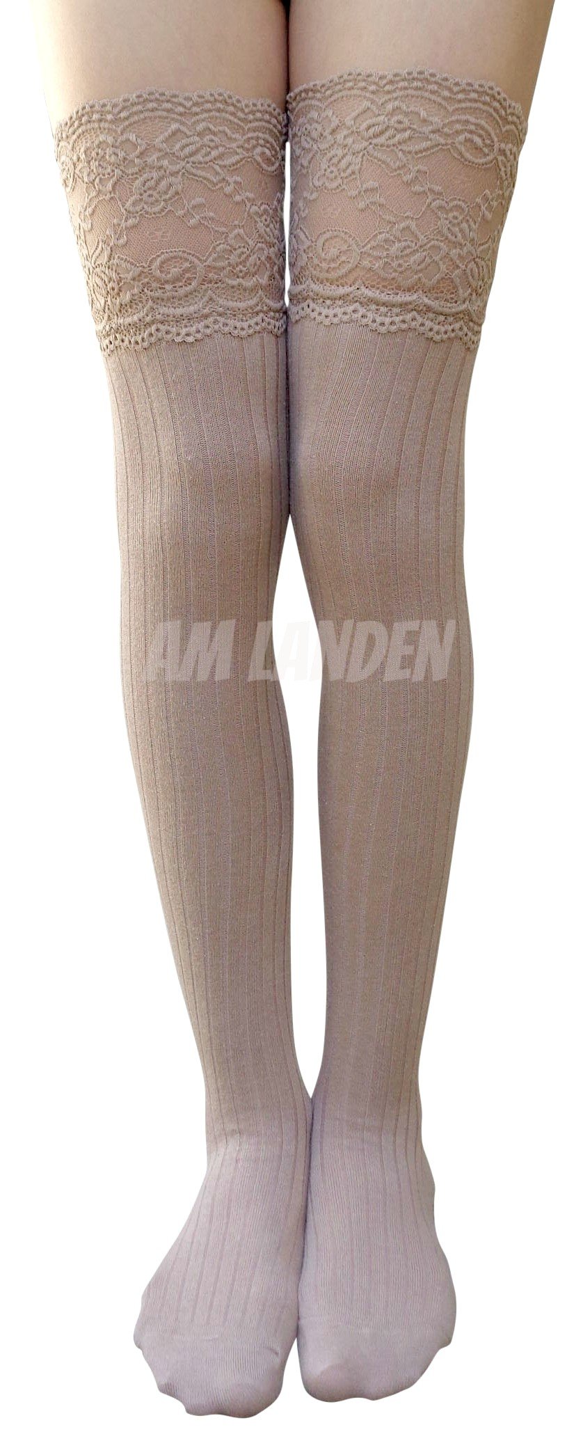 Sexy Over Knee High Socks - Thigh High Lace Stockings for Women, Fashionable & Comfortable - Perfect for Cosplay, Party, Daily Wear & Gift Giving