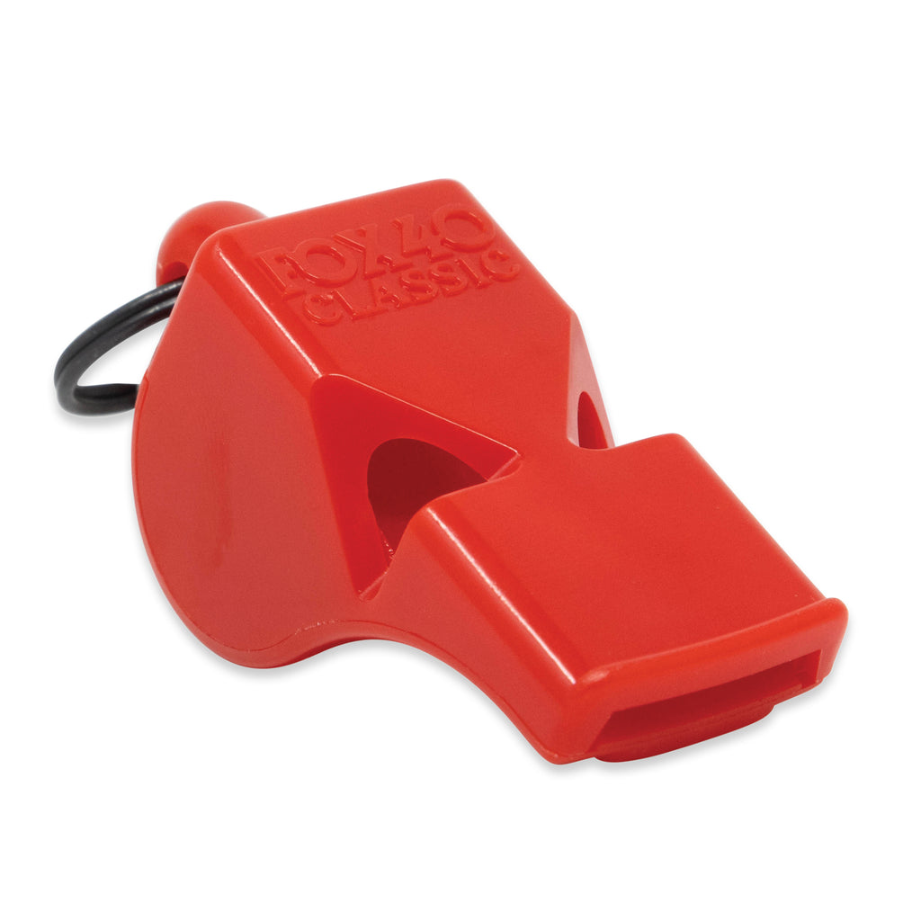 Fox 40 Classic Whistle - Loud Pealess Safety Whistle for Referees, Coaches, Sports & Emergency Situations - Perfect for Soccer, Football, Lifeguards & Outdoor Activities