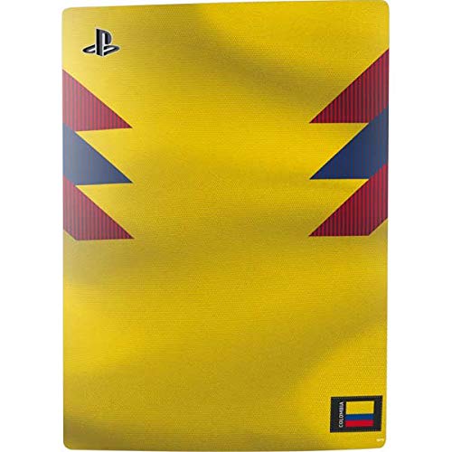 Custom PS5 Console Skin Decal - Colombia Soccer Flag Design | Protective Vinyl Cover for PlayStation 5 | Perfect for Gamers & Soccer Fans